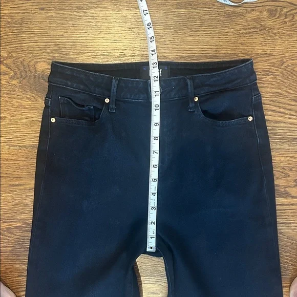 PAIGE Stella straight jean in black overdye size 29 - Picture 8 of 9